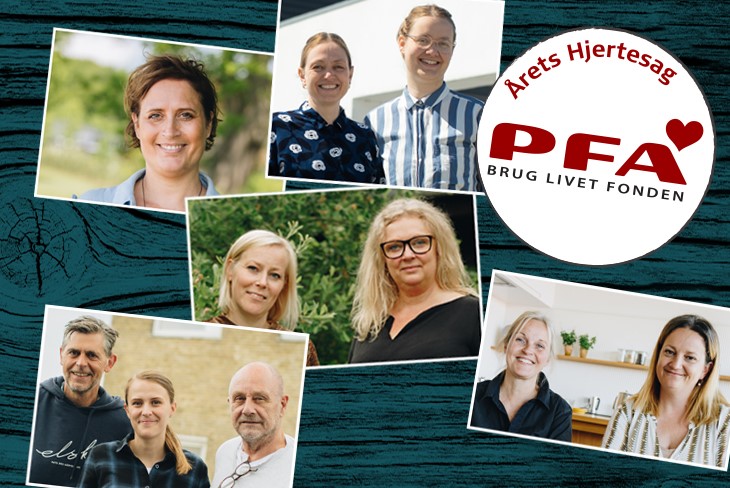 I 2021 har Ønskeland, Forældre og Sorg, Mentorbarn, Skyggebørn og For Lige Vilkår været PFA Brug Livet Fondens hjertesager. Nu kan du give din bud på, hvem der skal være Årets Hjertesager 2022.
